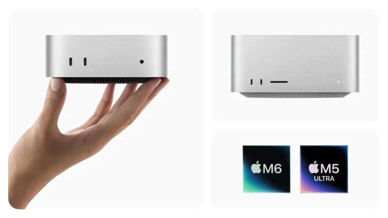 Apple launches M6 Mac mini and M5 Ultra Mac Studio for local AI