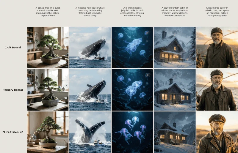 Prism ML releases Bonsai Image 4B, a 1-bit image model that runs on iPhone